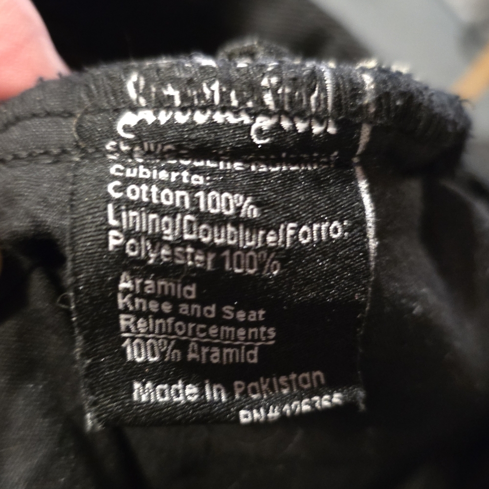 Street & Steel Black Reinforced Riding Pants W 30 L 29 - Picture 4 of 4